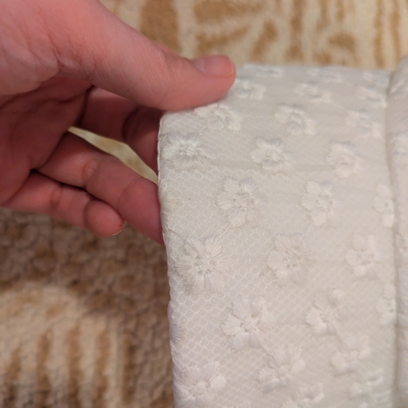 White Floral Lace Baseball Cap | Coquette • Balletcore • Soft Girl Aesthetic - Picture 3 of 8